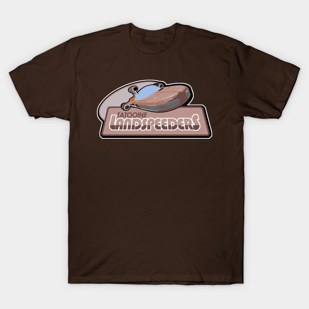 Landspeeders Baseball T-Shirt by PopCultureShirts